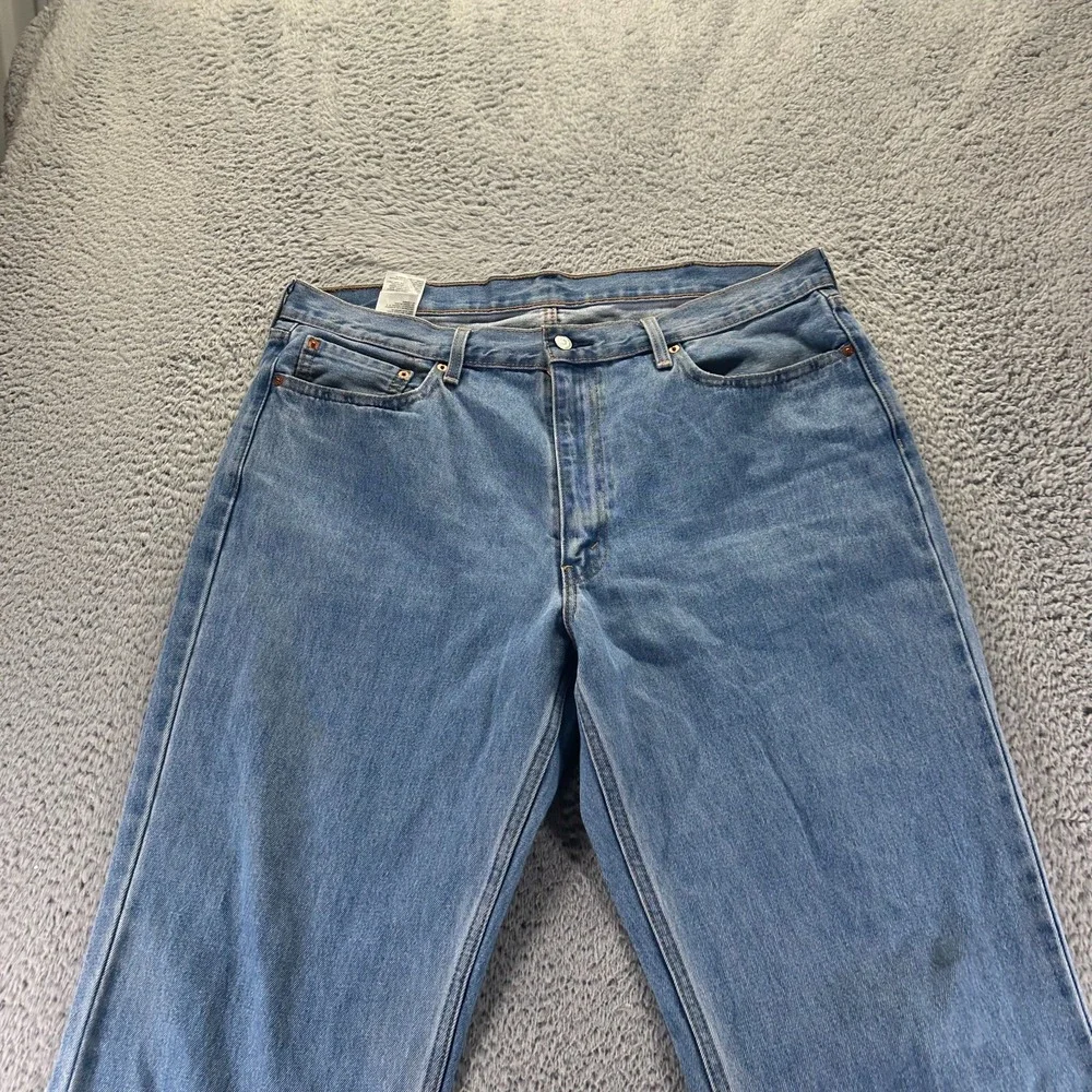 Levi's‎ 550 Jeans Men's 40x30 Blue Cotton Denim Straight Leg Light Wash Workwear